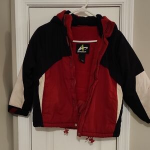 Boys Athletech Red Winter Jacket